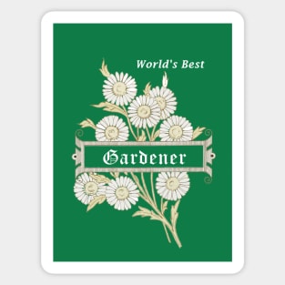 Lispe World's Best Gardener Sticker